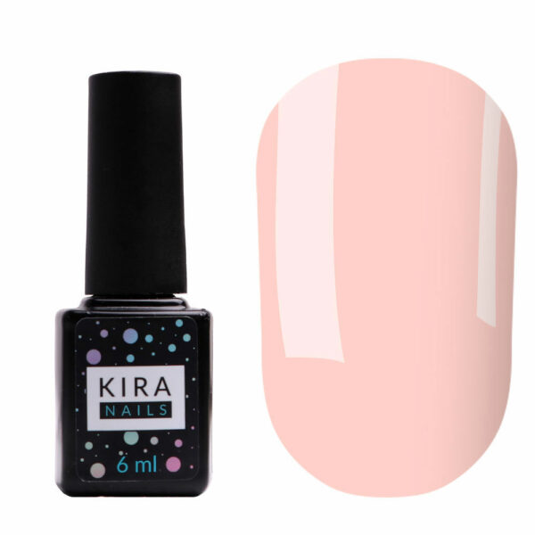 Kira Nails gel polish № 002  (light pink, enamel), 6 ml