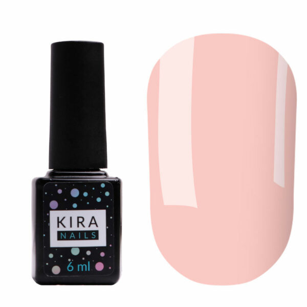 Kira Nails gel polish № 003  (light pink for a coat, enamel), 6 ml
