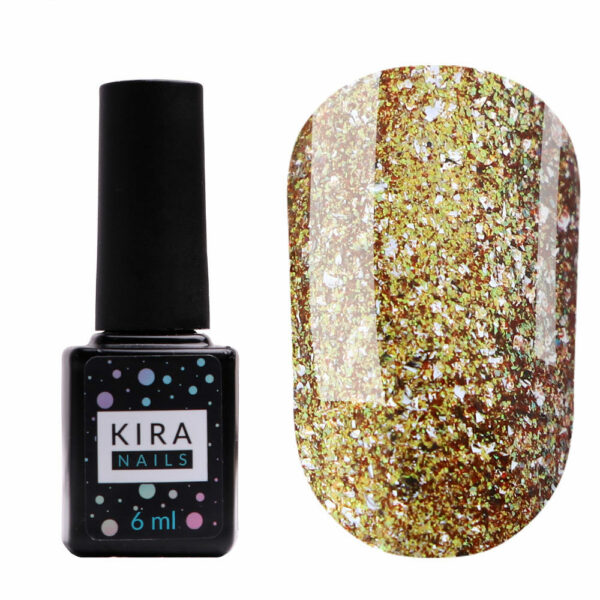 Gel polish Kira Nails Shine Bright № SB006, 6 ml