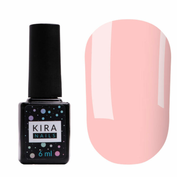 Kira Nails gel polish № 012 (light pale pink, enamel), 6 ml