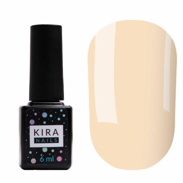 Kira Nails gel polish № 014 (cream, enamel), 6 ml