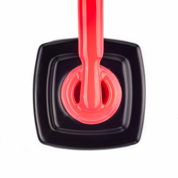 Kira Nails gel polish № 016 (very bright crimson, neon), 6 ml - Image 2