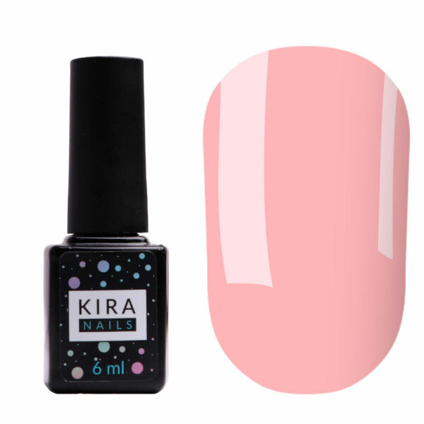 Kira Nails gel polish № 017 (pink, enamel), 6 ml
