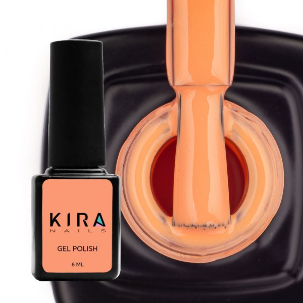 Kira Nails gel polish № 022 (beige-peach, enamel), 6 ml