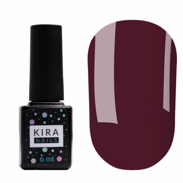 Kira Nails gel polish № 030 (purple, enamel), 6 ml