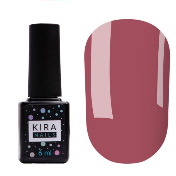 Gel varnish Kira Nails №092 (dark purple, enamel), 6 ml