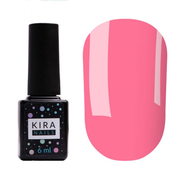 Gel varnish Kira Nails №101 (bright pink, enamel), 6 ml