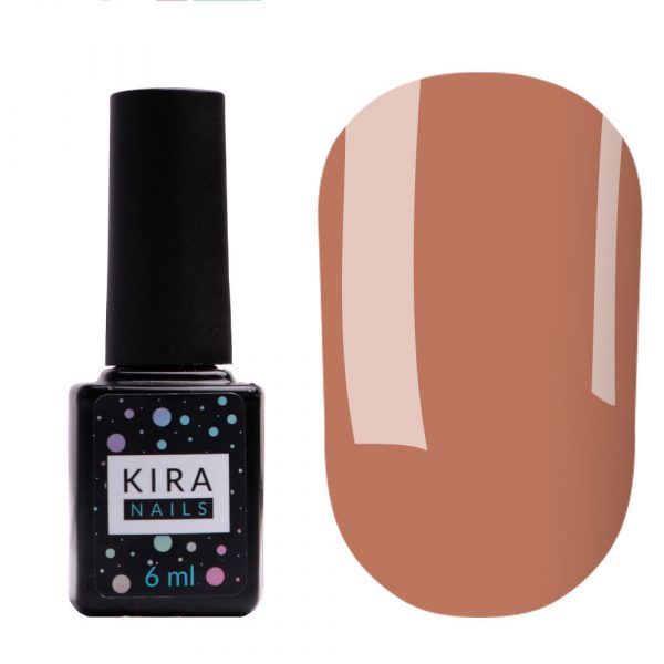 Gel varnish Kira Nails №114 (light brown, enamel), 6 ml