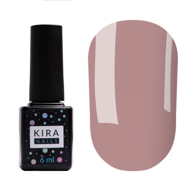 Gel varnish Kira Nails №115 (purple-beige, enamel), 6 ml