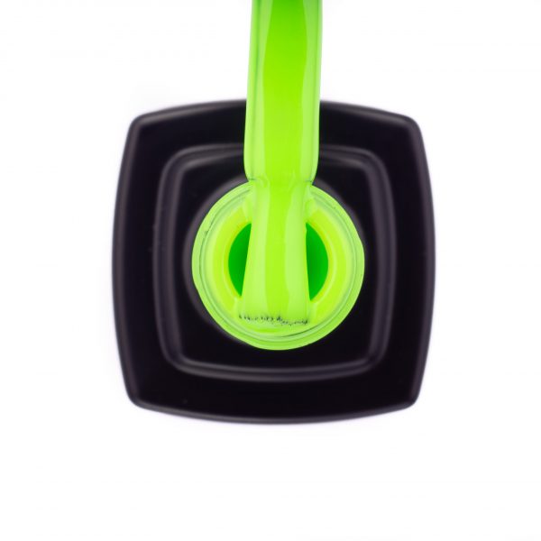 Gel polish Kira Nails №124, (light green, neon) 6ml - Image 2
