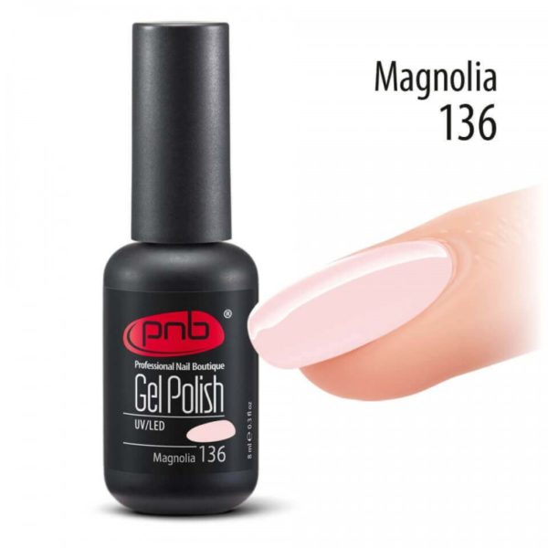PNB Gel polish 8 ml № 136 Magnolia