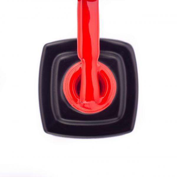 Gel polish Kira Nails №144, (saturated red, enamel) 6 ml - Image 2