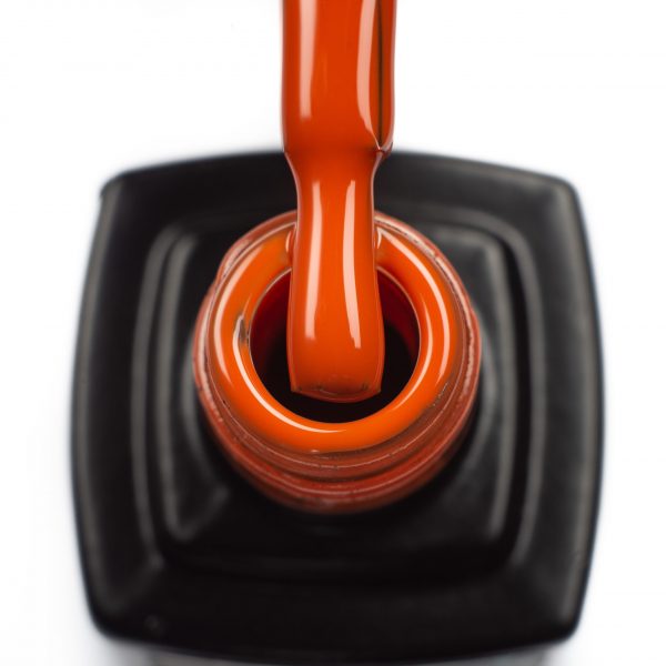 Gel polish Kira Nails №145, (orange-red, enamel) 6 ml - Image 2