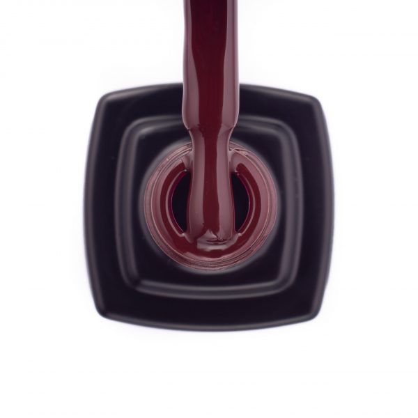 Gel polish Kira Nails №154, (dark brown, enamel) 6 ml - Image 2