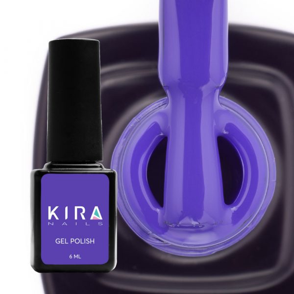 Gel polish Kira Nails №156, (bright blue, enamel) 6 ml