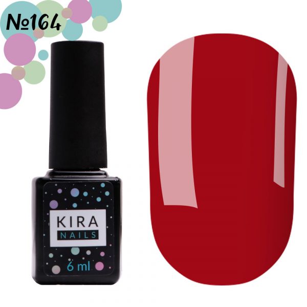 Gel polish Kira Nails №164, (wine, enamel) 6 ml