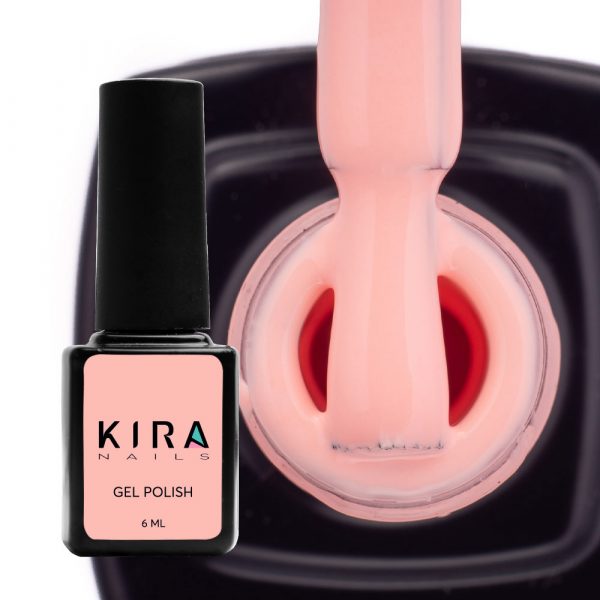 Gel polish Kira Nails №169, (peach tulle, enamel) 6 ml