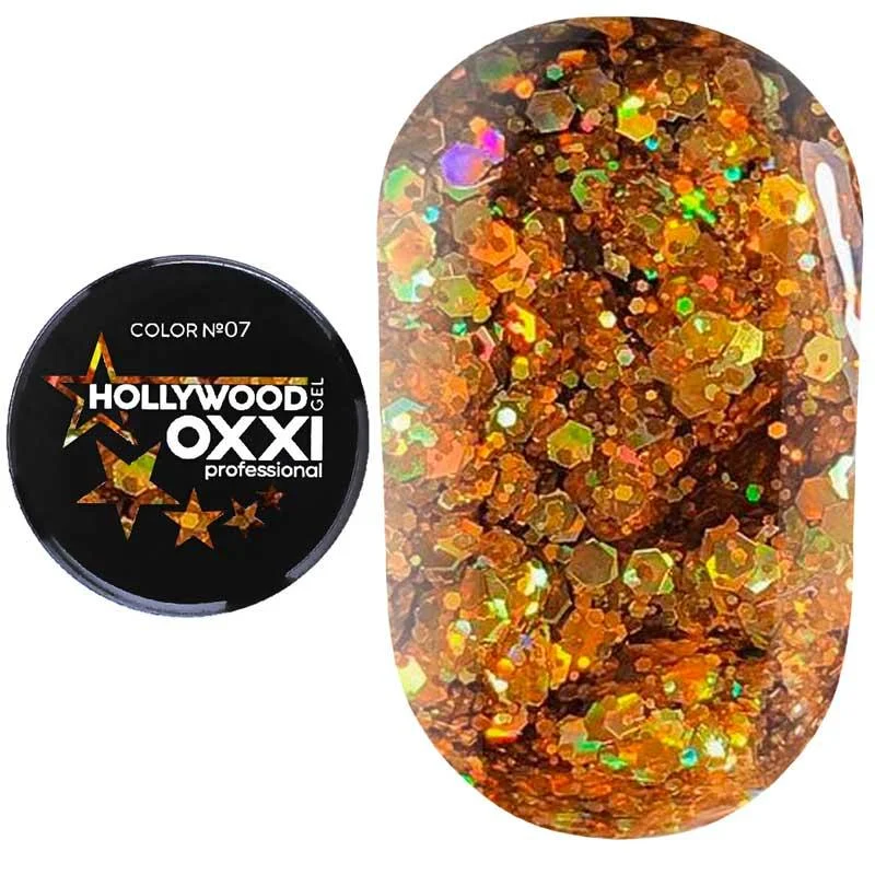 OXXI Glitter Gel Hollywood №07, 5 gr. - הוליווד 07