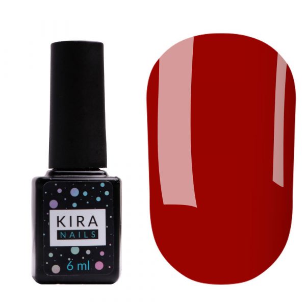 Kira Nails Gel polish №038, 6ml (red, enamel)