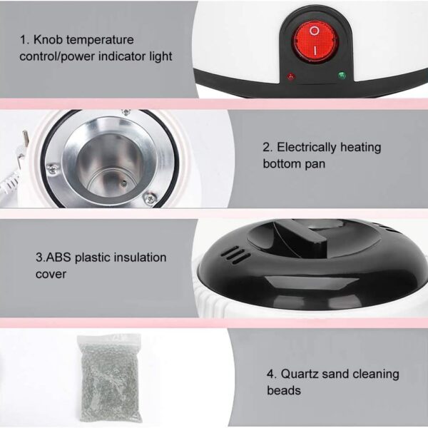 Sterilizer quartz (ball) plastic body, white -  סטריליזאטור עם אבני קוורץ - Image 3