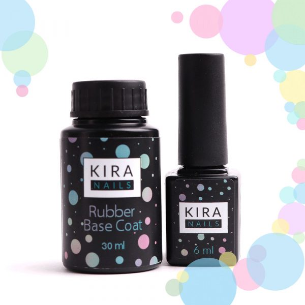 Kira Nails  Rubber Base Coat, 6 ml - ראבר בייס - 6 מל - Image 3