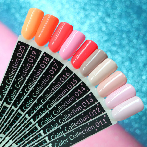 Kira Nails gel polish № 018 (light coral, enamel), 6 ml - Image 3