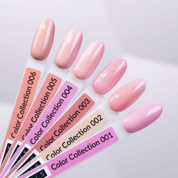 Kira Nails gel polish № 004 (pink camouflage for a coat, enamel), 6 ml - Image 2