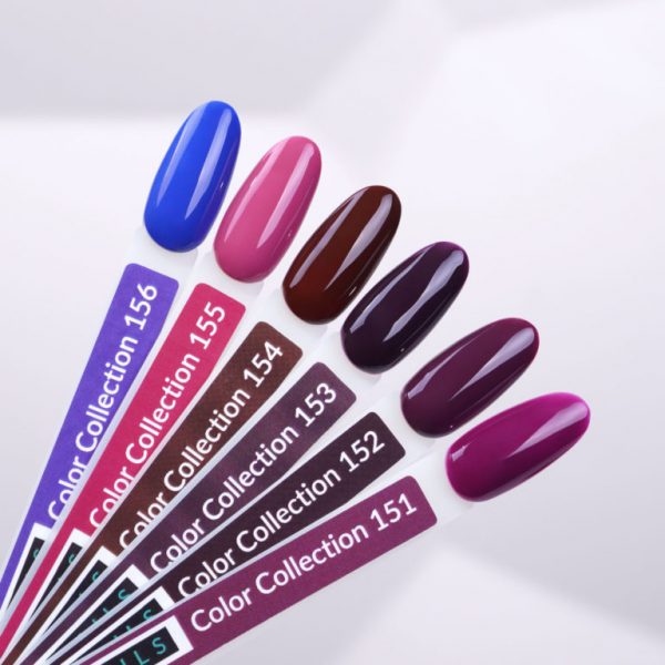 Gel polish Kira Nails №156, (bright blue, enamel) 6 ml - Image 2