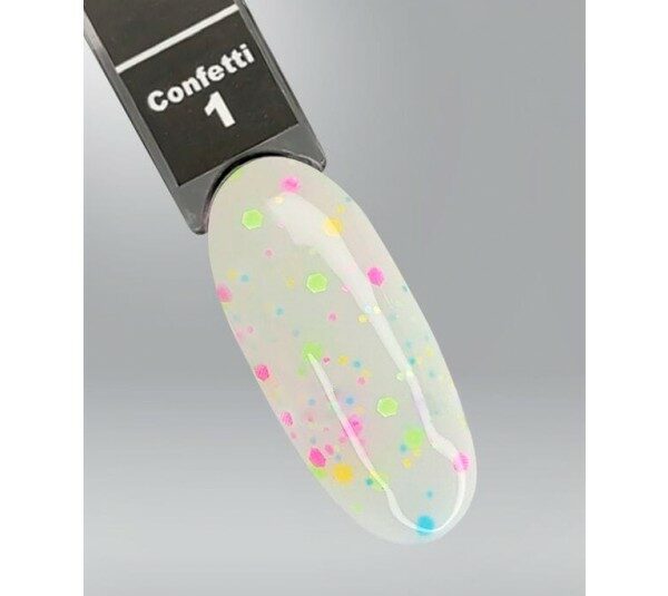 Luxton LUXTON CONFETTI YOGHURT 001  - ורוד יוגורט בהיר עם קונפטי 10 מל 001 - Image 2