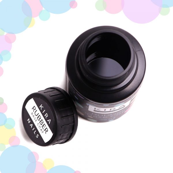 Kira Nails - rubber, base coat, without brush, 30 ml - בייס ראבר 30 מל לא מכחול - Image 2