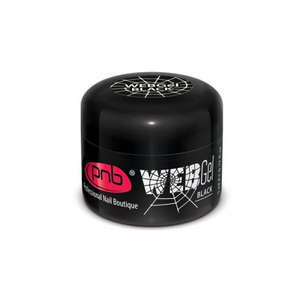 PNB Spider Gel - black 5 ml - ספיידר ג'ל צבע שחור - 5 מל - Image 2