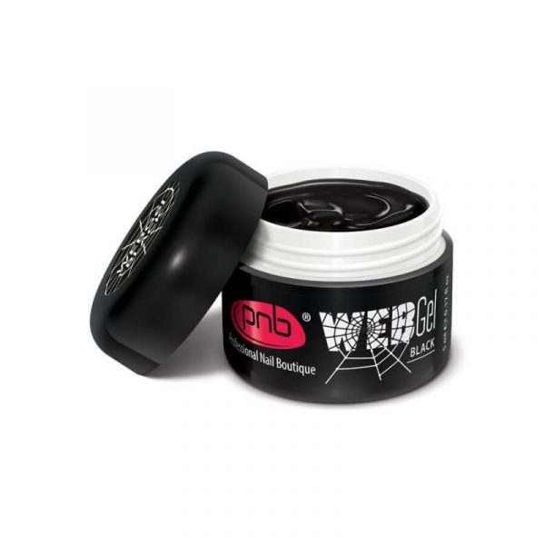 PNB Spider Gel - black 5 ml - ספיידר ג'ל צבע שחור - 5 מל