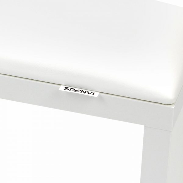 משענת יד למניקור עם מקום למנורה - לבן - SPENVI - Armrest for manicure on white legs White - Image 5