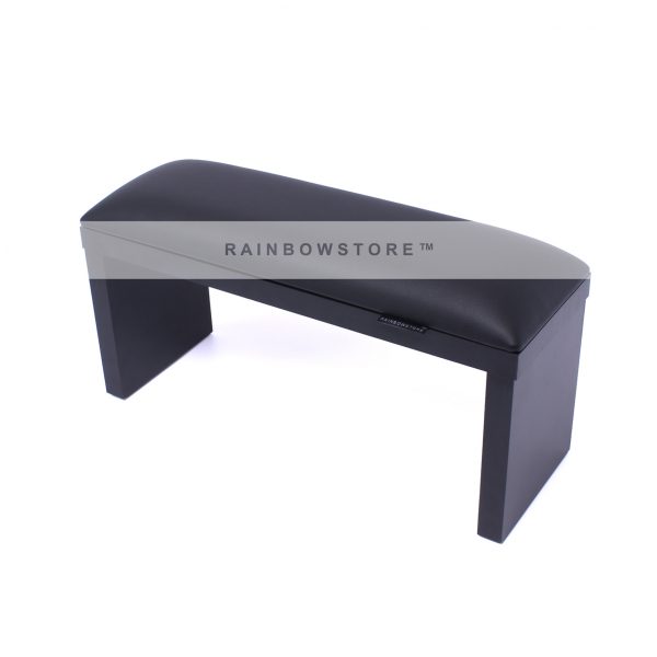 משענת יד למניקור עם מקום למנורה - שחור - SPENVI - Armrest for manicure with black legs Black
