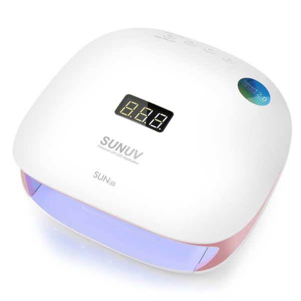 SUNUV - SUN4S 48W Smart UV LED Nail Lamp pink (Original) מכונת ייבוש סאן 4  צבע ורוד - Image 2