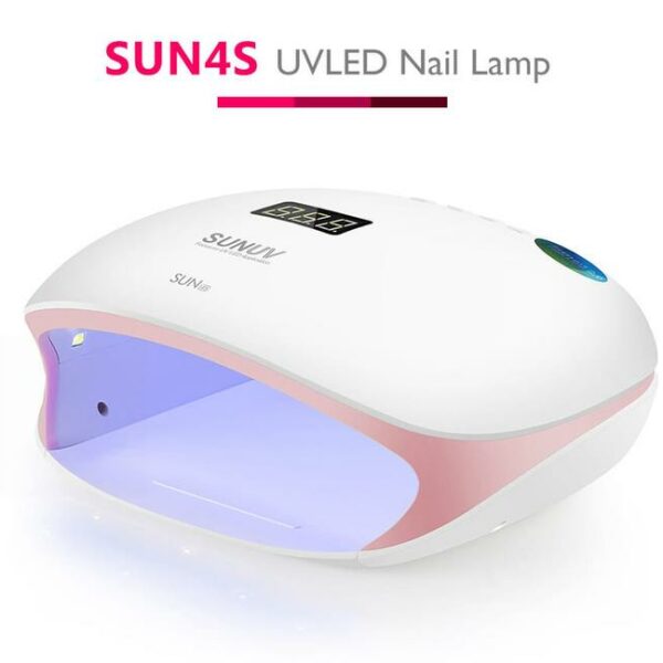 SUNUV - SUN4S 48W Smart UV LED Nail Lamp pink (Original) מכונת ייבוש סאן 4  צבע ורוד