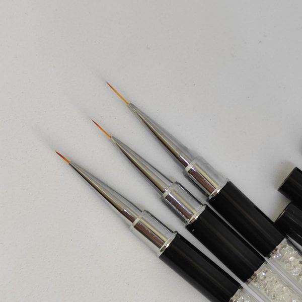 Sets brush for desing #1,#2,#3, metal - סט 3 מברשות ציור - Image 2