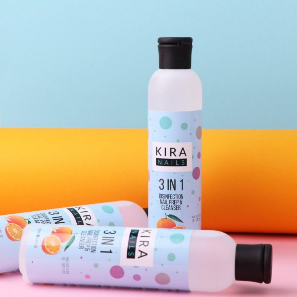 KIRA - 3 in 1 - cleanser. nail prep. disinfection. 250ml - Image 2