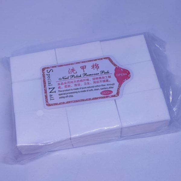 Nail Wipe without lint 600-700 pcs - פדים ללא סיבים - 600- 700יחידות