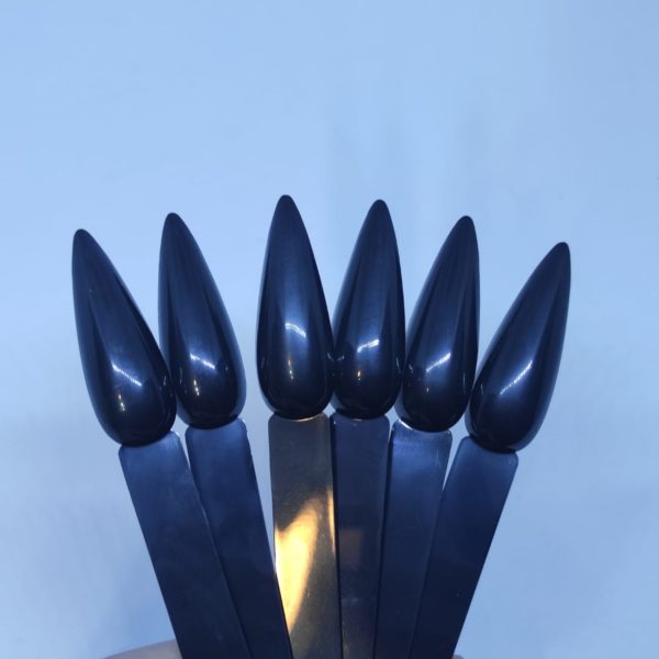 Pallete sharp 50 pcs - black  - טיפסים 50 יחידות בטבעת שפיץ שחור - Image 2