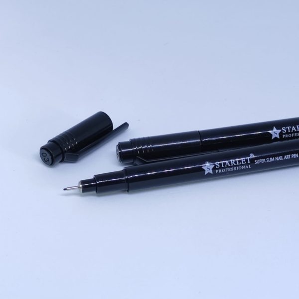 STARLET - pen for paint black size 0.3 mm - עט ציור - צבע שחור קוטר 0.3 ממ - Image 3