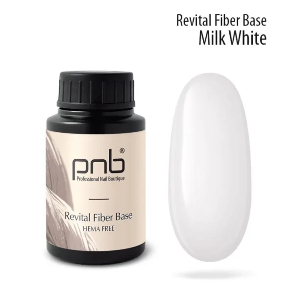 PNB -Revital Fiber Base PNB, Milky White, 30 ml - בסיס כאבר עם סיבים לבן חלבי 30 מל