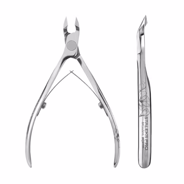STALEKS - PROFESSIONAL LEATHER NIPPERS PRO EXCLUSIVE 20 - NX-20-5 - צבתית אקסלוסיב 5 מ'מ