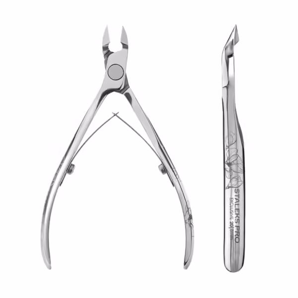 STALEKS - PROFESSIONAL LEATHER NIPPERS PRO EXCLUSIVE 20 - NX-20-8 - צבתית אקסלוסיב 8 מ'מ