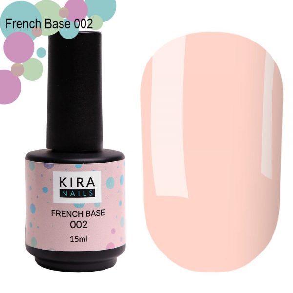 Kira Nails - french base 15 ml - 002.  - בייס פרנץ 15 מל 002