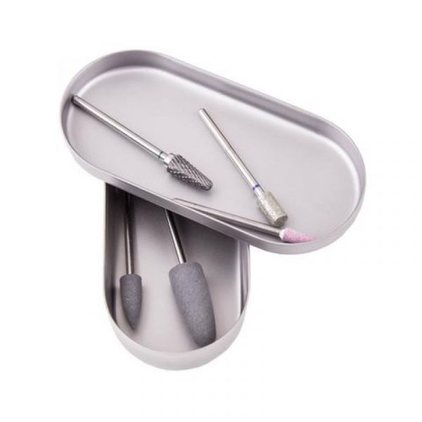 Staleks -Лоток з кришкою для фрез STALEKS PRO EXPERT 20 TYPE 1 (90х40х15 мм) - Image 2
