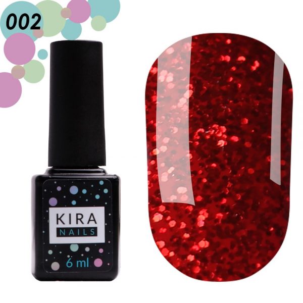 KIRA - red hot peppers 6 ml - no. 002.   - אדום פלפל חריף מס, 002