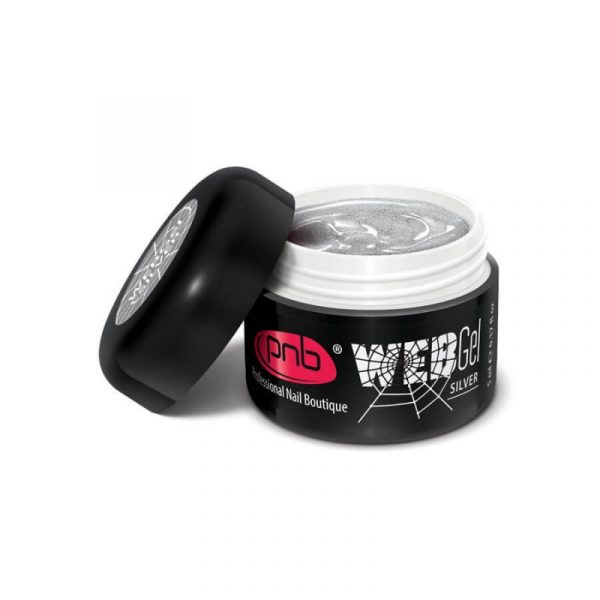 PNB Spider Gel Silver 5 ml - ספיידר ג'ל צבע כסף - 5 מל