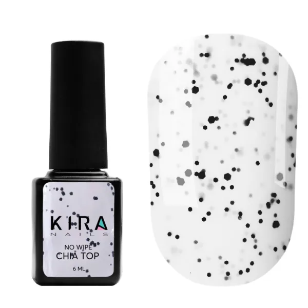 Kira Nails - top no stiki Chia 6 ml - טופ צ'יה ללא נטרול 6 מל