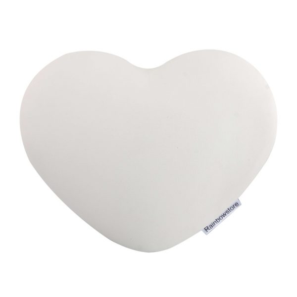 SPENVI - Elbow pillow Heart white - כרית מרפק לב לבן